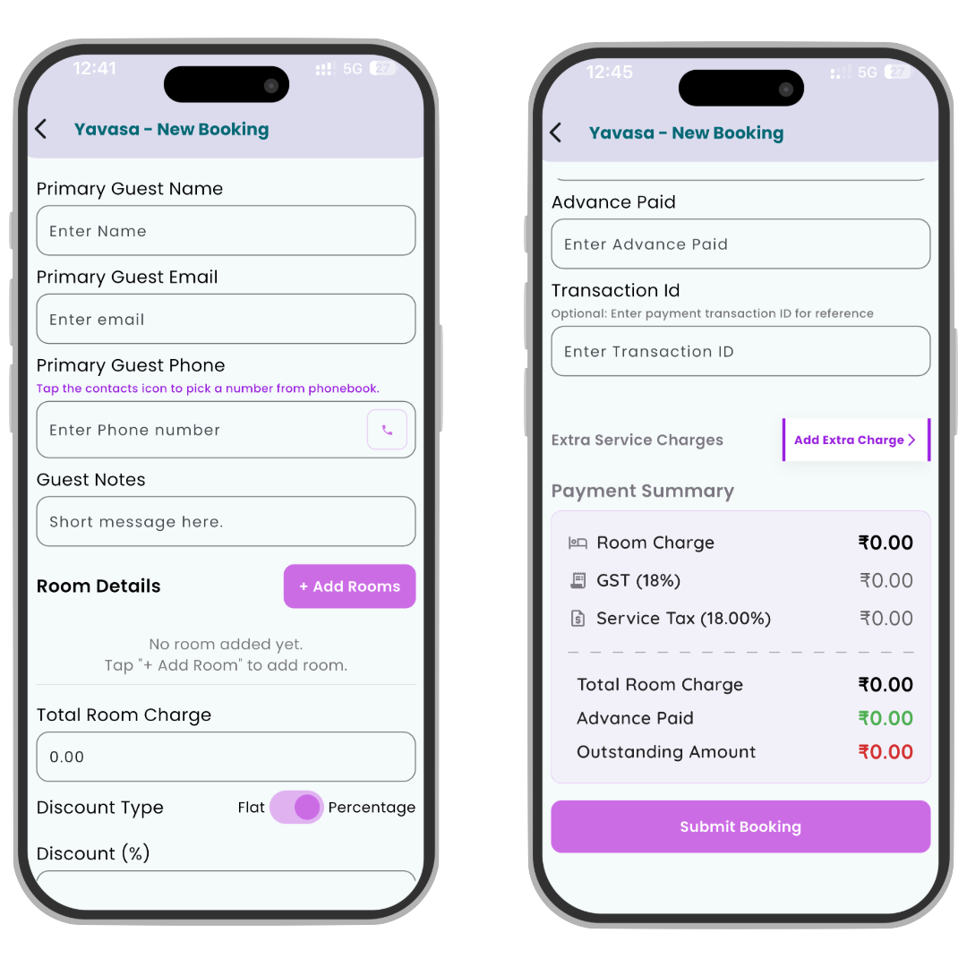 Booking Management